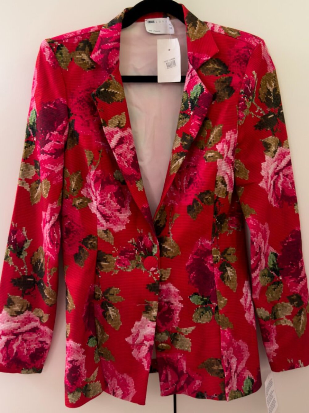 Asos Pixel Rose Blazer